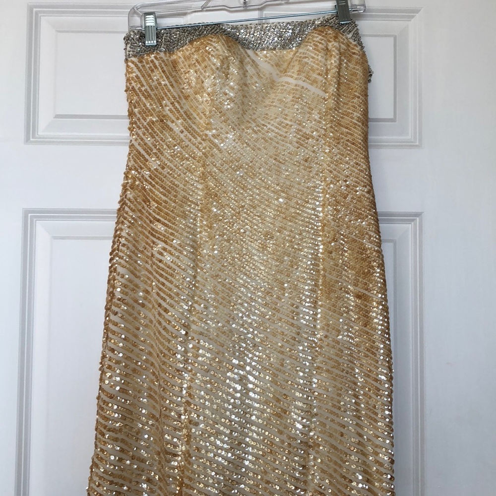 New Sequin Strapless Dress For Parties & Weddings